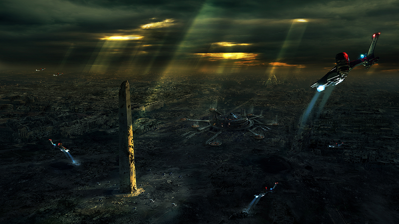 Illustration for article titled Brand New Terminator Concept Art Shows How Skynet Will Destroy Your City